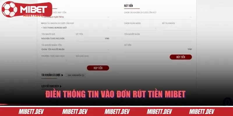 Những lưu ý khi tiến hành giao dịch tại MIBET